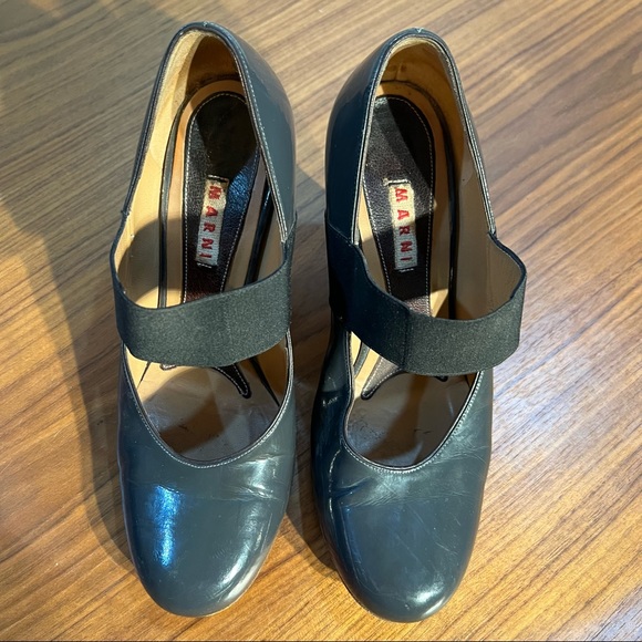 Marni slip on high heel shoe - Picture 6 of 7